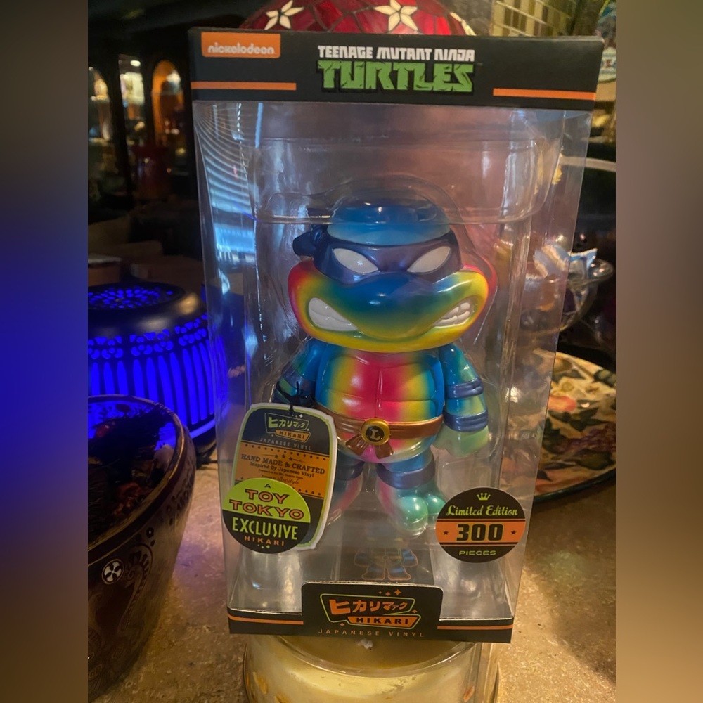 Hikari Funko TMNT Ninja Turtles SDCC 2014 Exclusive Tie Dye Leonardo MINT !!